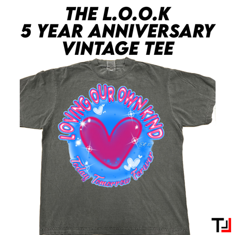 5 Year Anniversary Vintage Tee (Grey)